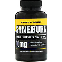 Жиросжигатель Primaforce, SYNEBURN, 10 mg, 180 Vegetarian Capsules - Оригинал