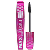 Wet n Wild, Водостойкая тушь для ресниц Max Volume Plus, оттенок Amp'd Black, 8 мл - Оригинал