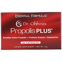 Прополис Dr. Ohhira's, Propolis Plus, 30 Capsules - Оригинал