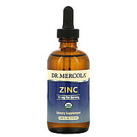 Цинк Dr. Mercola, Zinc, 15 mg, 3.88 fl oz (115 ml) - Оригинал