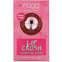 Скраб для губ Nugg, Lip Crush, Vanilla Lip Scrub, 0.24 oz (7 g) - Оригинал