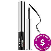 Олівець для очей SEPHORA COLLECTION Intense Ink Liquid Waterproof Eyeliner black Standart Satin, оригінал. Доставка від 14 днів