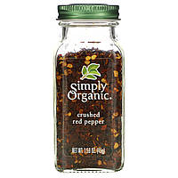 Перец Simply Organic, Молотый красный перец, 45 г (1,59 унции) - Оригинал