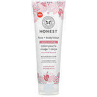 Детский лосьон The Honest Company, Gently Nourishing Face + Body Lotion, Sweet Almond, 8.5 fl oz (250 ml) -