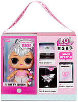 Лялька ЛОЛ Королева Кітті L.O.L. Surprise Big Baby BB Doll Kitty Queen LOL Ігровий набір з мега-лялькою 573074 Оригінал