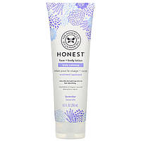 Детский лосьон The Honest Company, Truly Calming Face + Body Lotion, Lavender, 8.5 fl oz (250 ml) - Оригинал