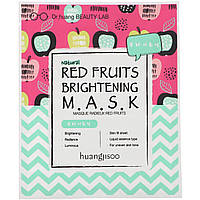 Осветляющая маска Huangjisoo, Red Fruits Brightening Mask, 1 Sheet, 25 ml - Оригинал