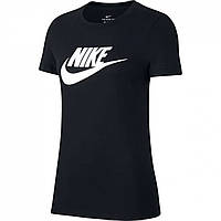 Футболка Nike Sportswear Essential T-Shirt BLACK/WHITE, оригінал. Доставка від 14 днів