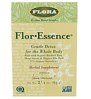 Лечебные чаи Flora, Flor Essence, мягкий детокс для всего тела, 63 г (2 1/8 унции) - Оригинал