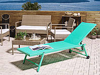 Алюминиевый лежак для загара Turquois PORTOFINO