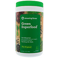 Смесь зелени Amazing Grass, Green Superfood Original, 240 г - Оригинал Смесь зелени Amazing Grass