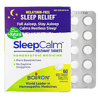 Снотворное Boiron, Sleep Calm Meltaway Tablets, Unflavored , 60 Meltaway Tablets - Оригинал