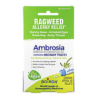 Гомеопатический препарат Boiron, Ambrosia, Ragweed Allergy Relief, 80 Pellets - Оригинал