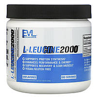 L-лейцин EVLution Nutrition, L-Leucine2000, Unflavored, 7.05 oz (200 g) - Оригинал