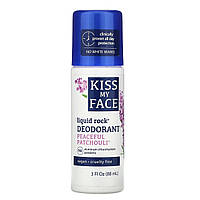 Дезодорант Kiss My Face, Liquid Rock Deodorant, Fragrance Free, 3 fl oz (88 ml) - Оригинал Дезодорант Kiss My Face, Liquid Rock Deodorant, Peaceful Patchouli, 3 fl oz (88 ml), Дезодорант Kiss My Face, Liquid Rock Deodorant, Peaceful Patchouli, 3 fl oz (88