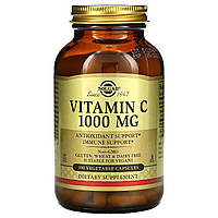 Аскорбиновая кислота Solgar, Витамин C, 1000 мг, 100 растительных капсул - Оригинал