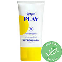 Засіб для засмаги обличчя Supergoop! PLAY Everyday Lotion SPF 50 PA++++ 2.4 oz/ 71 mL, оригінал. Доставка від 14 днів