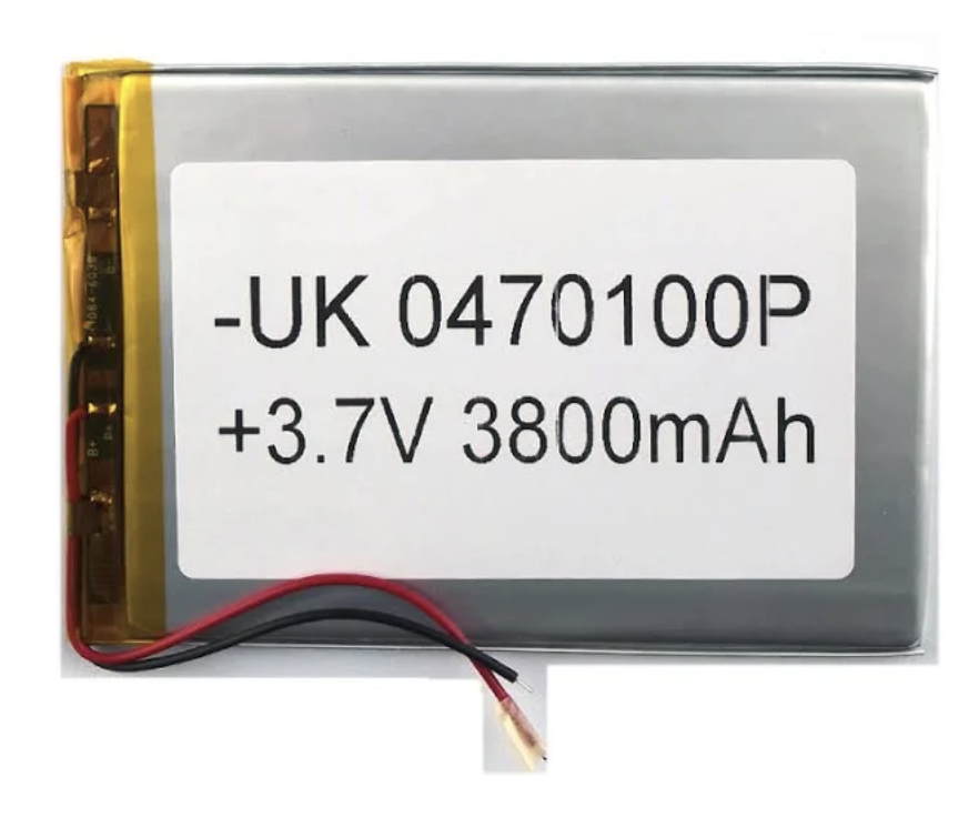 Акумулятор універсальний 0470100P 103 х 70 х 3 мм 3800 mAh 3.7 V,
