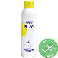 Сонцезахисний крем Supergoop! PLAY Antioxidant Mist SPF 50 with Vitamin C PA++++ 6.0 oz/ 177 mL, оригінал. Доставка від 14 днів