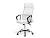 Обертовий офісний стілець білий DESIGN, фото 3