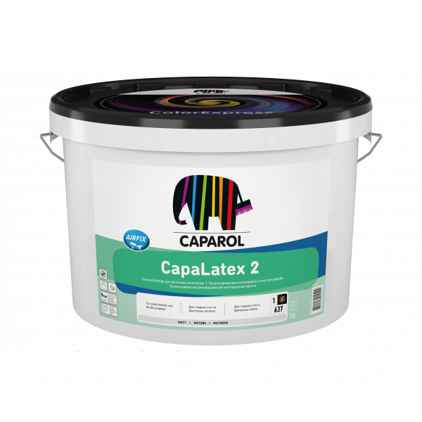 Фарба інтер'єрна латексна CapaLatex 2 (глибокоматова) 2,5 л