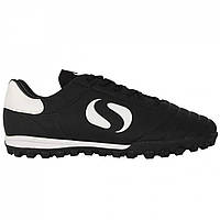 Дитячі сороконіжки Sondico Strike Junior Astro Turf Trainers Black/White, оригінал. Доставка від 14 днів