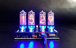 Плата в зборі годинника  на г індикаторах ІН 8-2