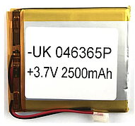 Акумулятор універсальний 046365P 64 х 59 х 4 мм 2500 mAh 3.7 V,