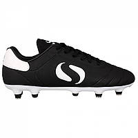 Детские бутсы Sondico Strike Soft Ground Junior Football Black/White - Оригинал