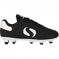 Дитячі бутси Sondico Strike Soft Ground Childrens Football Black/White, оригінал. Доставка від 14 днів