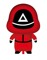 Фольгована куля "Гра в кальмара "Трикутник"" 68х44 см (Китай) в упаковці