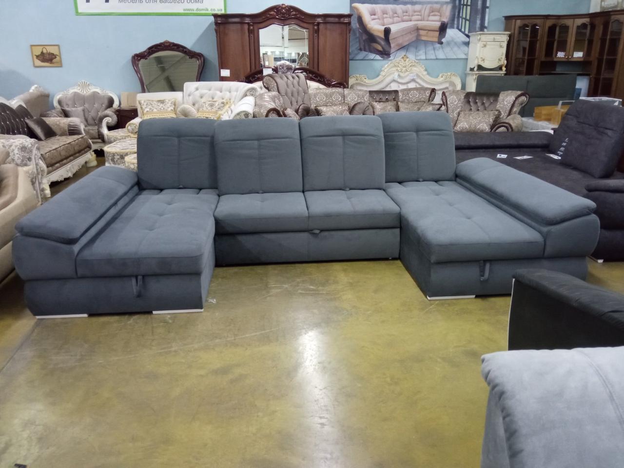 Диван кутовий Денвер (Лондон) П2 Віко темно-сірий