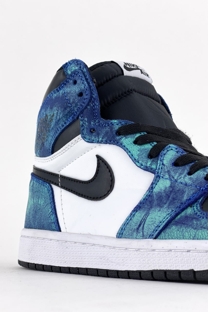 jordan 1 white black aurora green