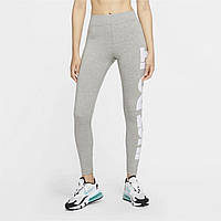 Леггинсы Nike Sportswear Essential Women's High-Rise Grey - Оригинал