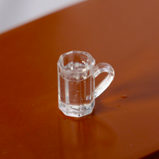 Мініатюра склянка із водою 1.5 см, фото 1