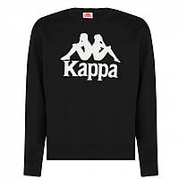 Толстовка Kappa Essential Crew Black, оригінал. Доставка від 14 днів