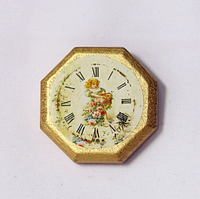 Миниатюра часы 3.1 см Золото