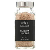 Соль The Spice Lab, Himalayan Pink Salt, Fine Grain, 7 oz (198 g) - Оригинал