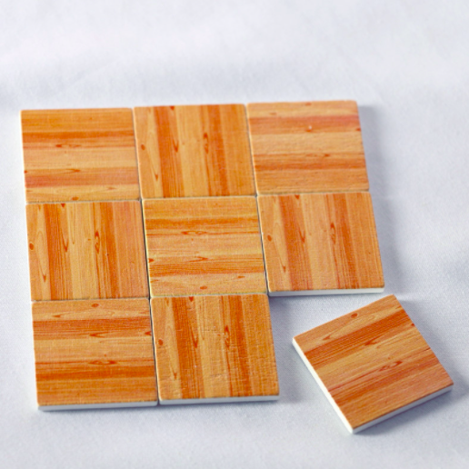 Набірна підлога 3*3 см Ясен 9 шт, фото 1