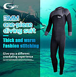 Гідрокостюм короткий XL чорний, фото 2