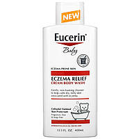 Eucerin, Baby, Eczema Relief, Cream Body Wash, 13.5 fl oz (400 ml) - Оригинал