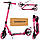 Двоколісний Самокат з Ручним Гальмом SR 2-018-10. Червоний, фото 2