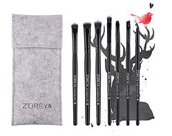 Набір пензлів для макіяжу очей Zoreya eye 7шт