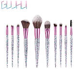 Набір кистей для макіяжу Overflow 10 шт, фото 3