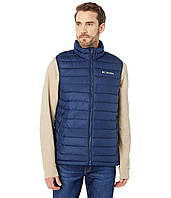 Жилет утепленный Columbia Powder Lite Vest Stone Green/Collegiate Navy Доставка з США від 14 днів - Оригинал Жилет утепленный Columbia Powder Lite Vest Collegiate Navy, Темно-синие