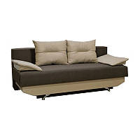 Диван-Кровать Инга коричневый с карамелью, 190х90 см