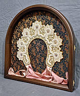 Арочна дерев'яна рама для кокошника, фото 2