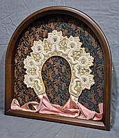 Арочна дерев'яна рама для кокошника, фото 5