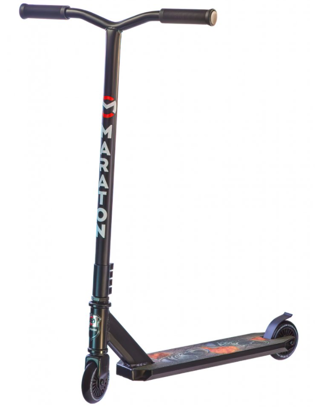 Трюковий двоколісний самокат для початківців Maraton District (кросівок)), фото 1