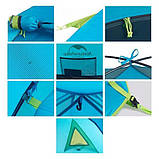 Намет Nature Hike 4-місний з алюмінієвими стійками P-Series, фото 7